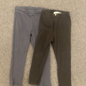 Zara Kids Black and Blue Leggings